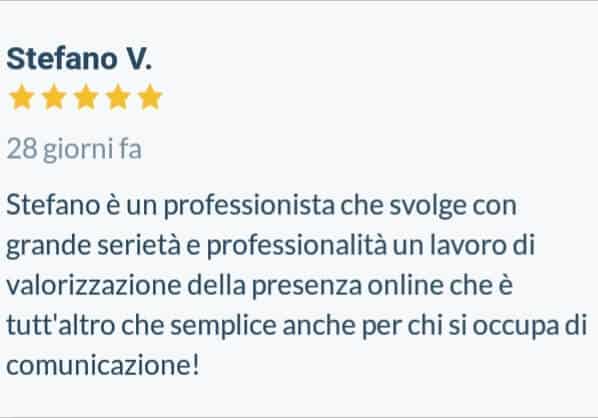 Testimonianze-positive-ProntoPro-Stefano-Diversi-SEM-Specialist-Stefano