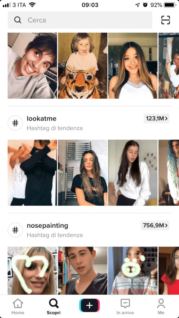 TikTok-app-screenshot-feed-sponsorizzata-marketing-pubblicità