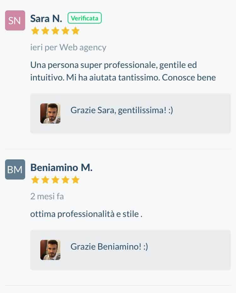 Testimonianze-positive-Recensioni-verificate-referenze-ProntoPro-Stefano-Diversi-SEM-Specialist-Stefano