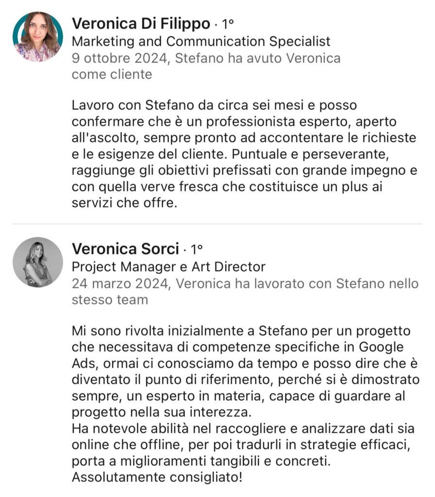 Veronica Sorci recensioni e Veronica Di Filippo recensione Stefano Diversi